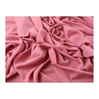 Mix & Match Polyester Crepe Dress Fabric Plain Pink