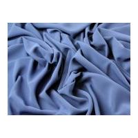 Mix & Match Polyester Crepe Dress Fabric Plain Blue