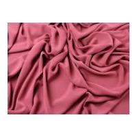 Mix & Match Polyester Crepe Dress Fabric Plain Rose