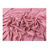 Mix & Match Polyester Crepe Dress Fabric Plain Pink