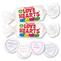 mini love hearts sweets pack of 160 rolls