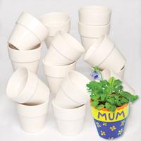 Mini Porcelain Flowerpots Bulk Pack (Pack of 30)