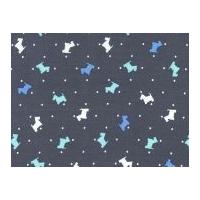 Michael Millar Scottie Toss Poplin Quilting Fabric Boy