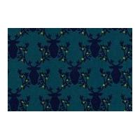 Michael Millar Rustique Trophy Poplin Quilting Fabric Teal