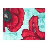 Michael Millar Big Poppy Poplin Quilting Fabric