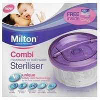 Milton Combi microwave or cold water Steriliser Purple