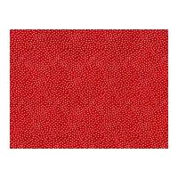 Michael Millar Garden Pindot Poplin Quilting Fabric Red