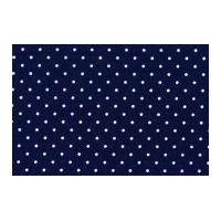 Michael Millar Pinhead Poplin Quilting Fabric Navy Blue