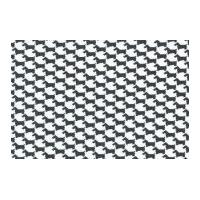 Michael Millar Scottie Houndstooth Poplin Quilting Fabric Grey