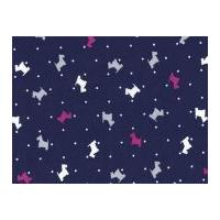 Michael Millar Scottie Toss Poplin Quilting Fabric Passion