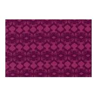 Michael Millar Rustique Embossed Poplin Quilting Fabric Plum