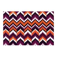 Michael Millar Rustique Feathering Poplin Quilting Fabric Plum