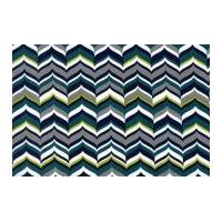 Michael Millar Rustique Feathering Poplin Quilting Fabric Teal