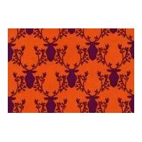 Michael Millar Rustique Trophy Poplin Quilting Fabric Orange