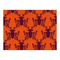 Michael Millar Rustique Trophy Poplin Quilting Fabric Orange