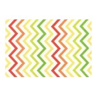 Michael Millar Mini Chic Chevron Poplin Quilting Fabric Citrus