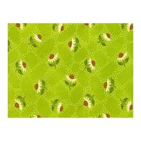 Michael Millar Happy Go Lucky Cotton Quilting Fabric Leaf