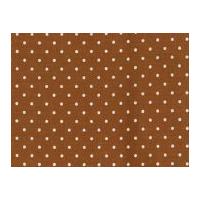 Michael Millar Pinhead Poplin Quilting Fabric Cinnamon