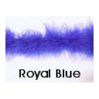 Minicraft Luxury Marabou Fluffy Feather Trimming Royal Blue