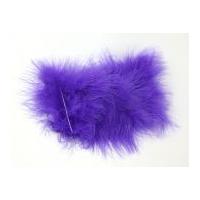 minicraft soft fluffy marabou feathers purple