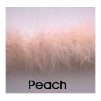 Minicraft Luxury Marabou Fluffy Feather Trimming Peach