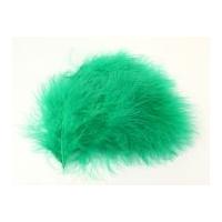 minicraft soft fluffy marabou feathers emerald green