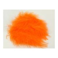 minicraft soft fluffy marabou feathers orange