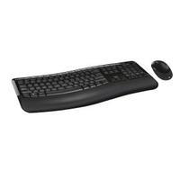 Microsoft Wireless Comfort 5050 Desktop Keyboard and Mouse Set Black