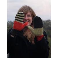 miss match mittens in ewe wooly worsted 256