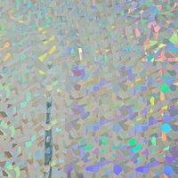Midas Touch Silver Holographic Transfer Foil Sheets 374607