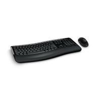 Microsoft 5000 Wireless Comfort Curve Keyboard and Mouse Black