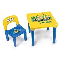 MINIONS My First Activity Table/Chair Set with Creative Activity Set (30-Piece)