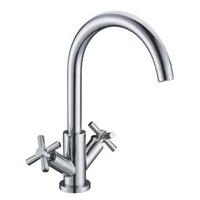 Milan 33cm Tall Monobloc Mixer Tap with Curved Spout