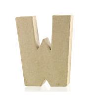 mini mache letter w 10 cm