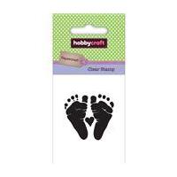 Mini Baby Feet Clear Stamp