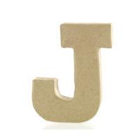 mini mache letter j 10 cm