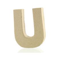 mini mache letter u 10 cm