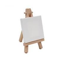 Mini Easel and Canvas 12 x 7 cm