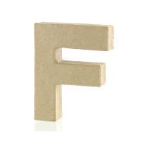 Mini Mache Letter F 10 cm