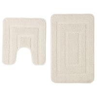 Microfibre Supersoft Bath Mat, 2-Piece Set