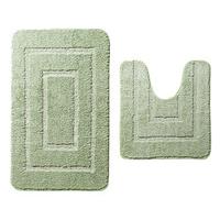 Microfibre Supersoft Bath Mat, 2-Piece Set