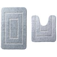 Microfibre Supersoft Bath Mat, 2-Piece Set