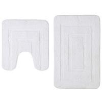 Microfibre Supersoft Bath Mat, 2-Piece Set