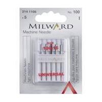 Milward 100 Gauge Machine Needles 5 Pack