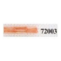 mill hill bugle beads 6mm 72003 peach cream