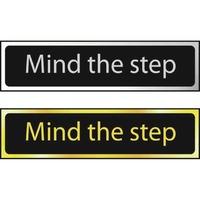 mind the step sign pol 200 x 50mm