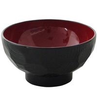 Miso Soup Bowl - Black, Tortoiseshell Pattern