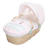 Minnie Mouse Wicker Moses Basket