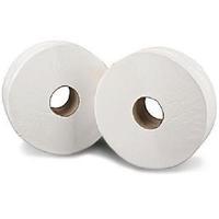 Mini Jumbo White 2 Ply Toilet Roll 150 Metres Pack of 12 J26150