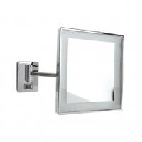 Miller IP44 LED Wall Mounted Mirror, Bright White, Square